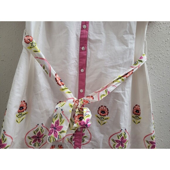 Roller Rabbit Fontana Border Sutton Belted Caftan Size Small Pockets Boho NEW - Picture 11 of 16